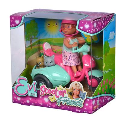 Bambola Steffi Love Evi Scooter Friends