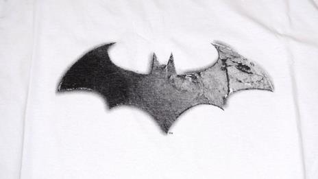 Maglietta T-Shirt Batman Arkham City - Bianco, L - 2