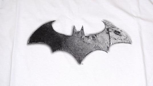 Maglietta T-Shirt Batman Arkham City - Bianco, L - 2