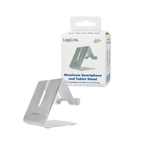 LogiLink AA0122 supporto per personal communication Supporto passivo Telefono cellulare/smartphone, Tablet/UMPC Alluminio - 5