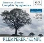 Sinfonie complete - CD Audio di Ludwig van Beethoven,Johannes Brahms,Otto Klemperer,Rudolf Kempe