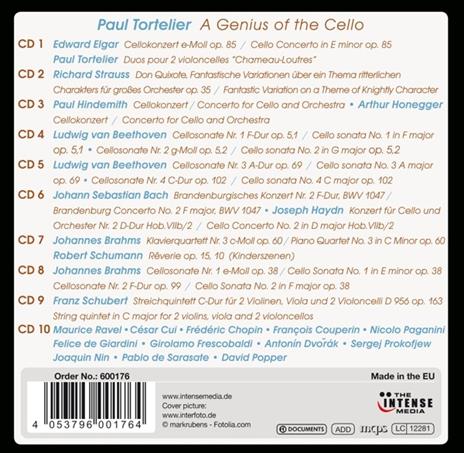 A Genius of Cello - CD Audio di Paul Tortelier - 2