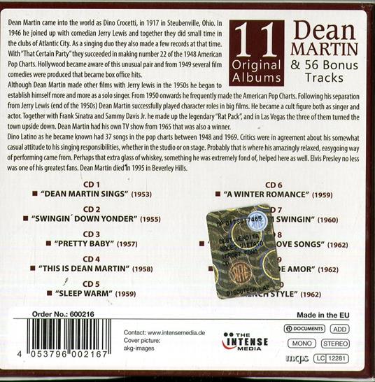 Original Albums - CD Audio di Dean Martin - 2