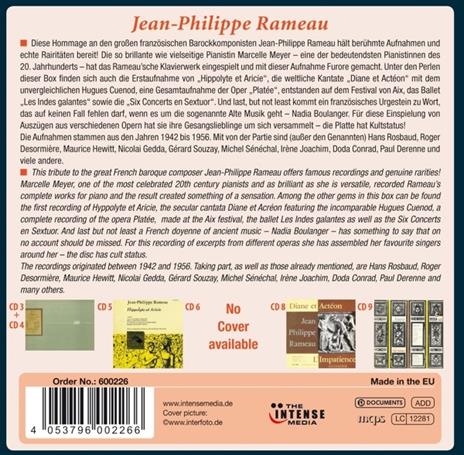 Opere corali e da camera - CD Audio di Jean-Philippe Rameau - 2