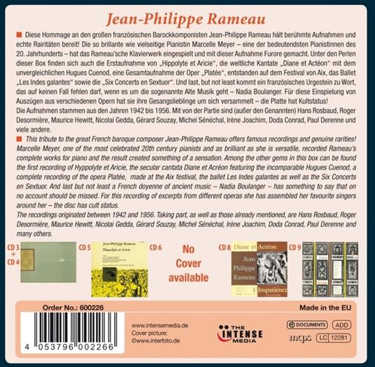 Opere corali e da camera - CD Audio di Jean-Philippe Rameau - 2