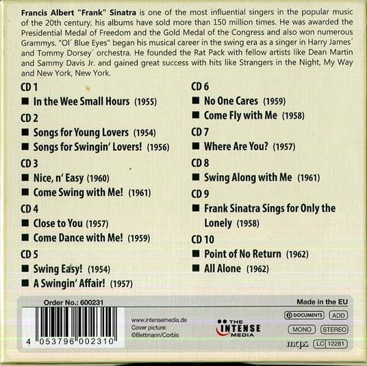 The Best Lp 1954-62 - CD Audio di Frank Sinatra - 2