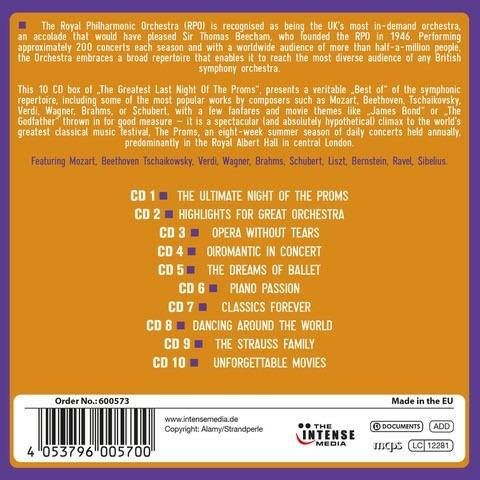 The Greatest Last Night of the Proms - CD Audio di Royal Philharmonic Orchestra - 2