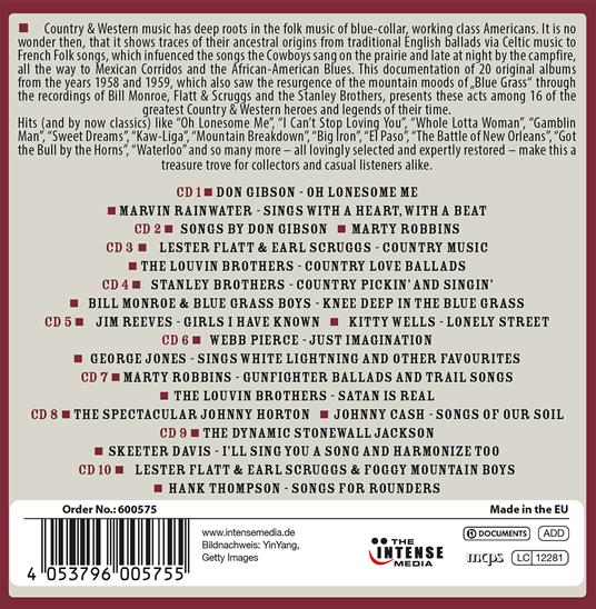 Country & Western Heroes (Box 10 Cd) - CD Audio - 2