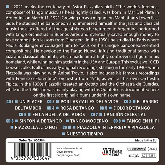Master Of Tango Nuevo - CD Audio di Astor Piazzolla - 2