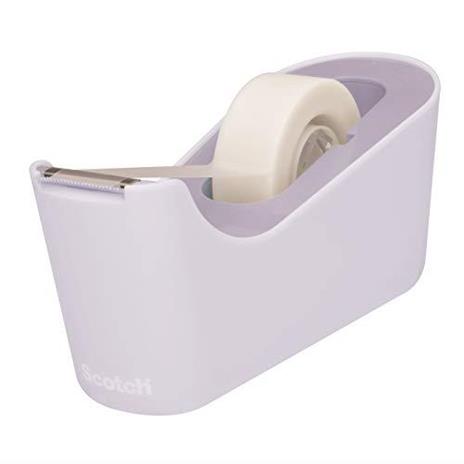 Dispenser da Tavolo C18 Lavanda con 1 Rotolo di Nastro Adesivo Scotch Magic, 19x33