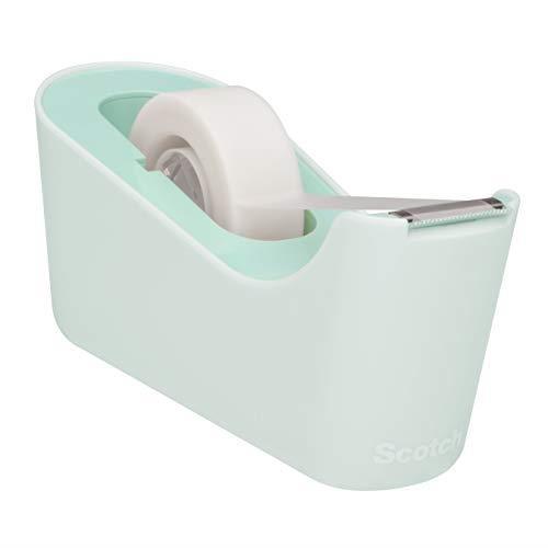 Dispenser da Tavolo C18 Menta con 1 Rotolo di Nastro Adesivo Scotch Magic, 19x33