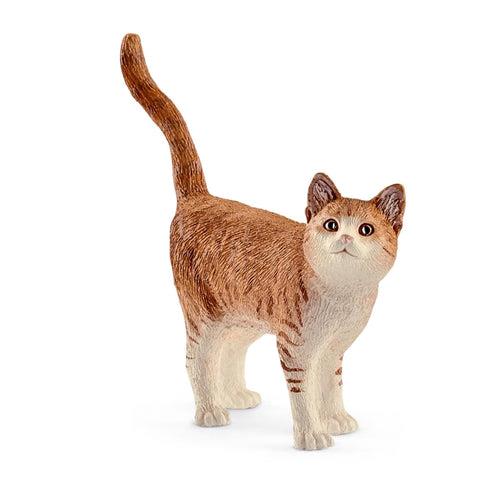 Gatto Rosso In Piedi Schleich (13836) - 4