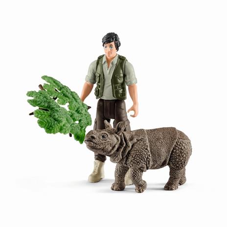 Ranger e Starter Set Rinoceronte. Schleich (2542428)