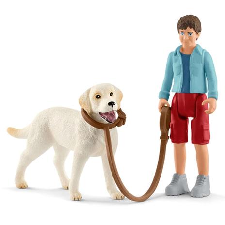 A Passeggio Con Labrador Retriever Schleich (42478)