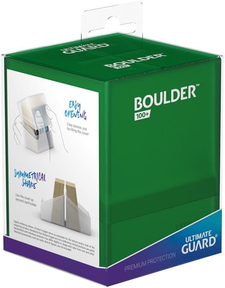 Ultimate Guard Boulder Deck Case 100+ Standard Size Emerald - 5