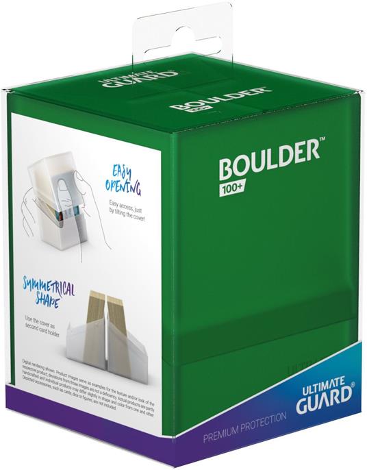 Ultimate Guard Boulder Deck Case 100+ Standard Size Emerald - 5