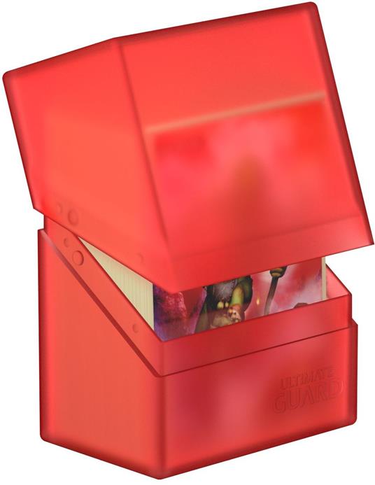 Ultimate Guard Boulder Deck Case 60+ Standard Size Ruby Ultimate Guard - 3