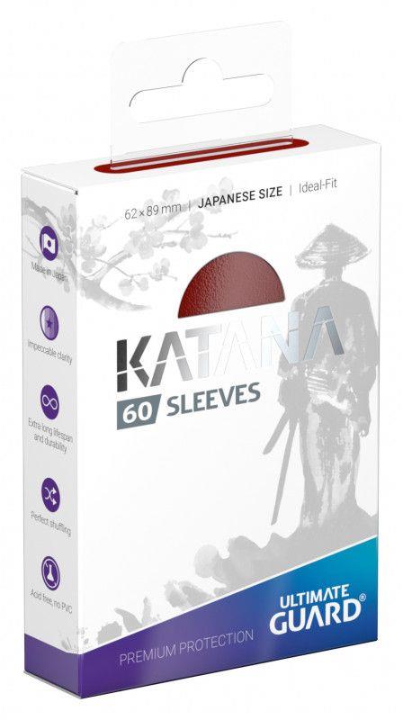 Ultimate Guard Katana Sleeves Japanese Size Red (60)