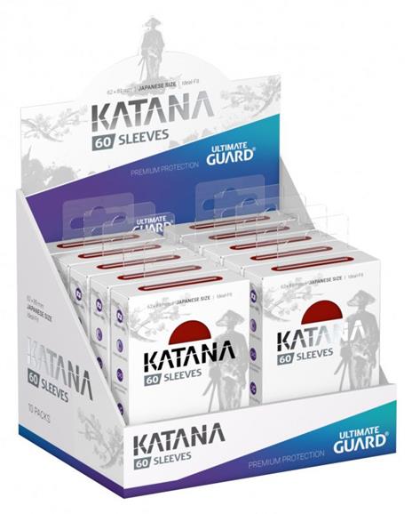 Ultimate Guard Katana Sleeves Japanese Size Red (60) - 6