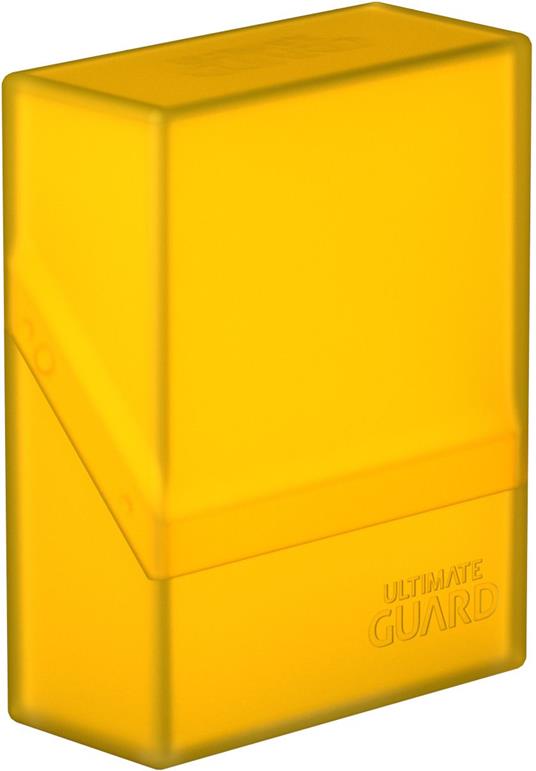 Ultimate Guard Boulder Deck Case 40+ Standard Size Amber Ultimate Guard