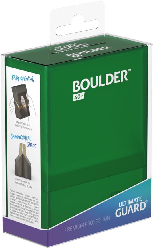 Deck Case BOULDER 40+ Ultimate Guard Magic Emerald  - Verde Porta Mazzo - 5