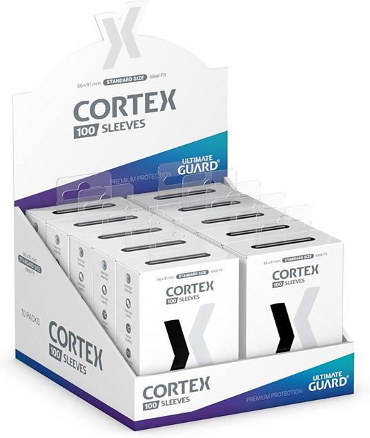 Ultimate Guard Cortex Sleeves Standard Size Black (100) Ultimate Guard - 5