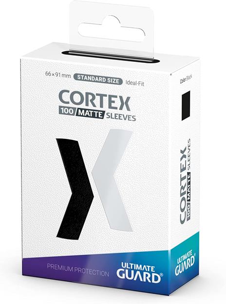 Ultimate Guard Cortex Sleeves Standard Size Matte Black (100) Ultimate Guard - 3