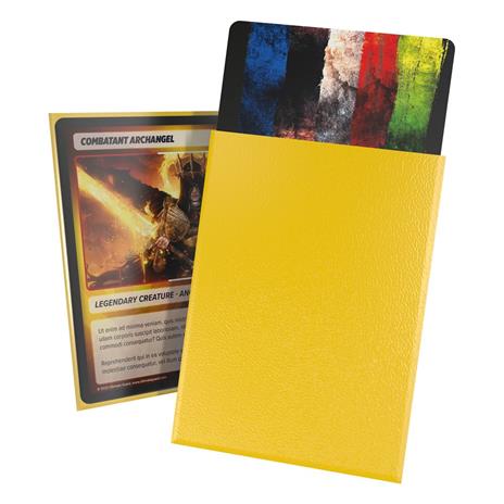 Ultimate Guard Cortex Sleeves Standard Size Matte Yellow (100) - 2