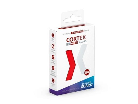 Ultimate Guard Cortex Sleeves Japanese Size Matte Red (60) Ultimate Guard