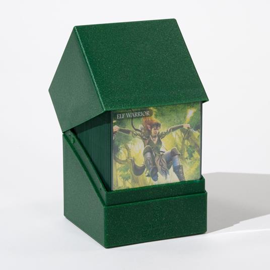 Ultimate Guard Return To Earth Boulder Deck Case 100+ Standard Size Green Ultimate Guard - 3