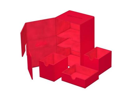 Ultimate Guard Twin Flip`n`Tray 160+ XenoSkin Monocolor Red Ultimate Guard