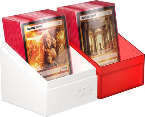 Ultimate Guard Boulder Deck Case 100+ SYNERGY Red/White Ultimate Guard - 5