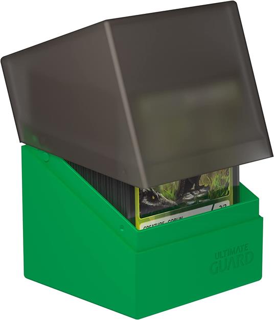 Ultimate Guard Boulder Deck Case 100+ SYNERGY Black/Green Ultimate Guard - 2