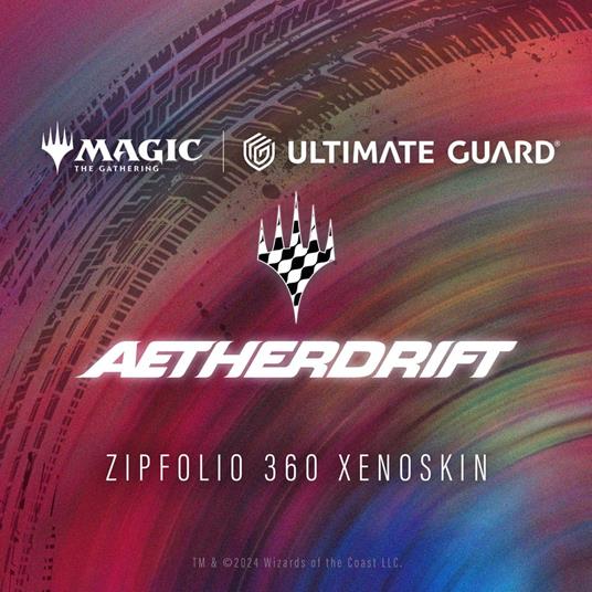 Ultimate Guard - Zipfolio 360 Xenoskin - Magic The Gathering "Aetherdrift" - Design 1 - 2