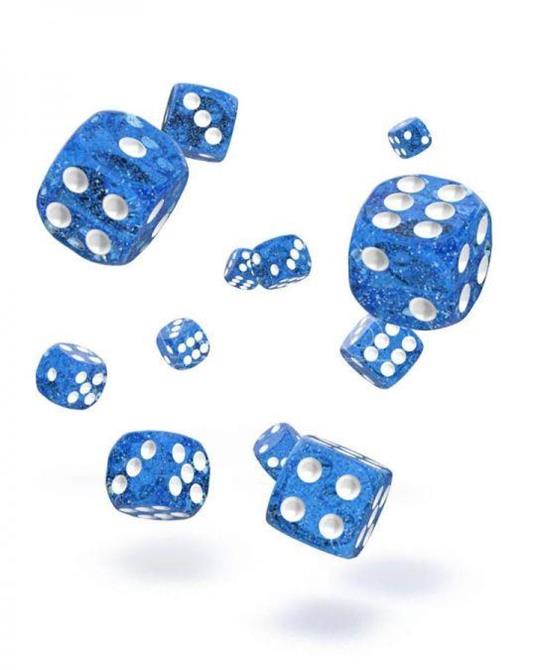 Oakie Doakie Dice D6 Dice 12 Mm Speckled - Blue (36) Oakie Doakie Dice
