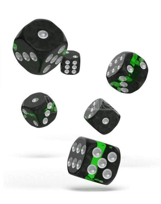 Oakie Doakie Dice D6 Dice 16 Mm Enclave - Emerald (12) Oakie Doakie Dice