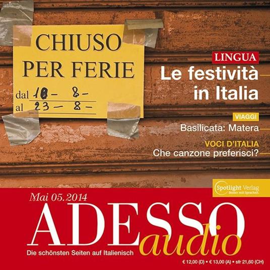 Italienisch lernen Audio - Italienische Festtage