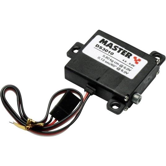 Master Midi Servo DS3010 Servo digitale Materiale trasmissione: Titan Sistema innesto: Futaba / JR