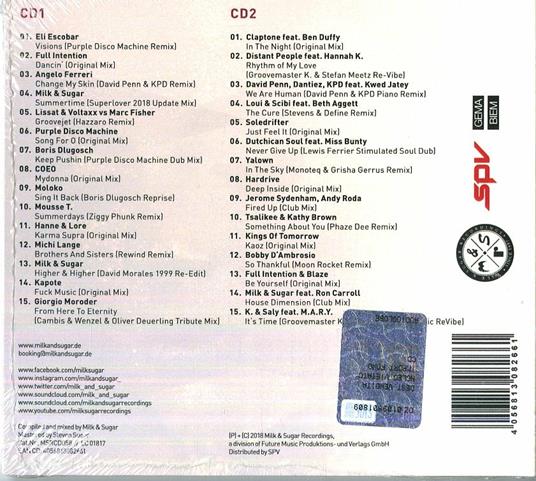 Milk & Sugar Presents Stardust - CD Audio - 2