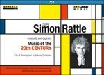 Sir Simon Rattle Conducts And Explores Music Of The 20th Century (3 Blu-ray) - Blu-ray di Simon Rattle