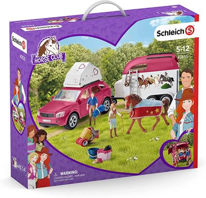 Auto E Rimorchio Per Cavalli Schleich (42535)