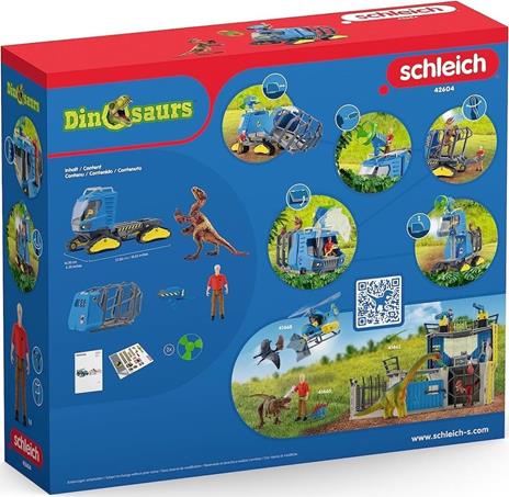 Dinosauri Schliech-S 42604 Veicolo Cingolato