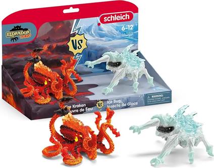 Schleich Eldrador Creatures Ice bug vs Fire kraken