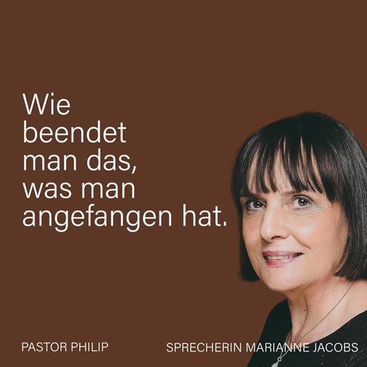 Wie beendet man das, was man angefangen hat