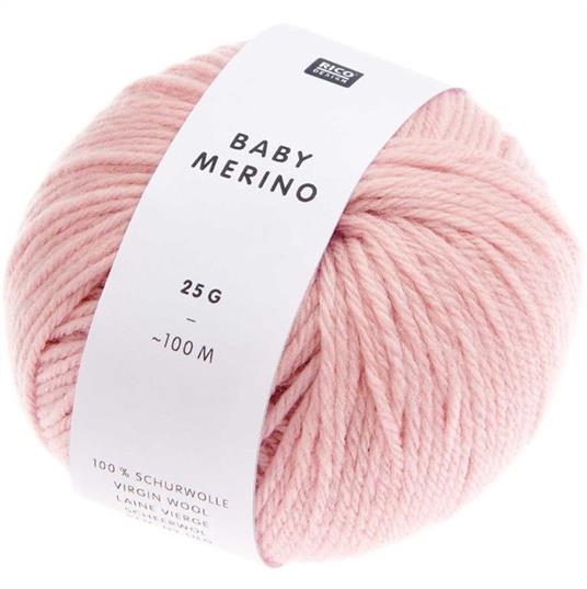 Gomitolo di lana - Rosa - Baby Merino - Rico Design - Cartoleria e