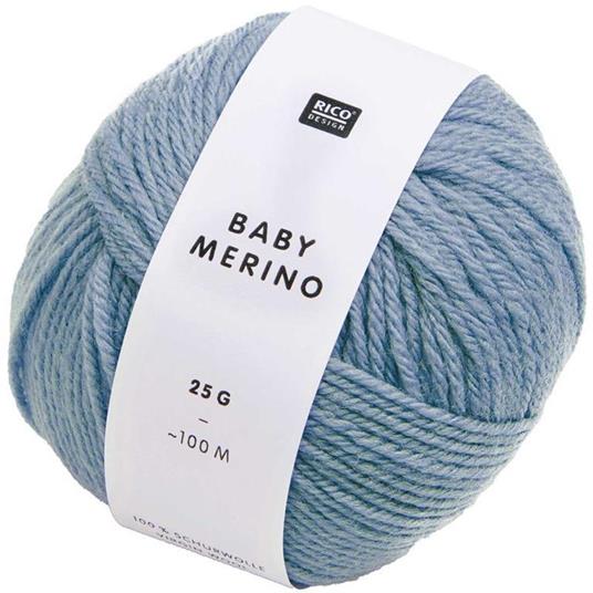 Gomitolo di lana - Blu - Baby Merino - Rico Design - Cartoleria e scuola