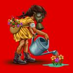 Keep Planting Flowers (Red-Yellow Galaxy Vinyl)
