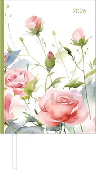 ALPHA EDITION - Agenda 2026, 15x21 cm, giornaliera Style Roses