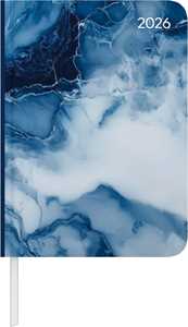 Cartoleria ALPHA EDITION - Agenda 2026, 10,7x15,2 cm, Daily Journal Marble Alpha Edition