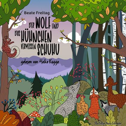 Der Wolf und das Hühnchen vermissen Schuhu